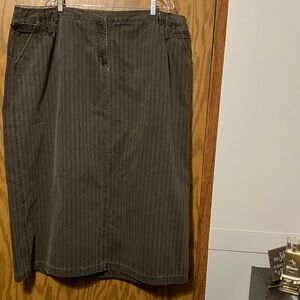 Olive Green Women's Skirt